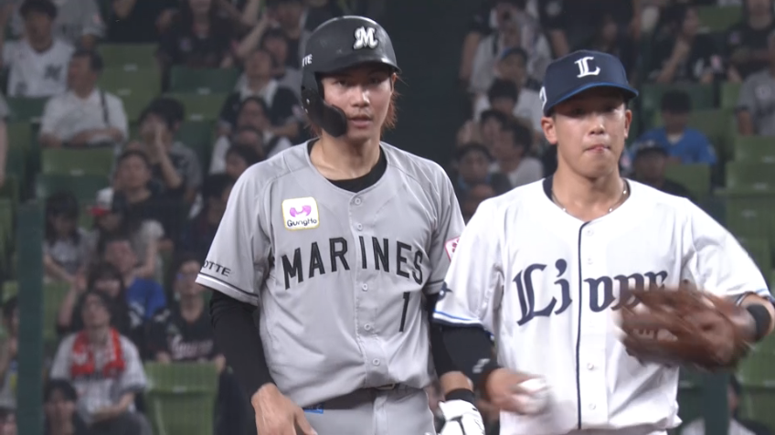 1回表・M藤原恭大 盗塁を決めチャンスを広げる!!