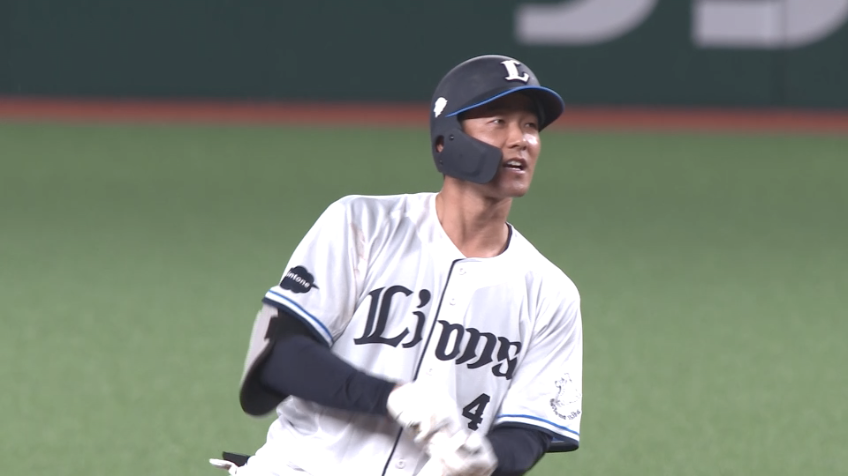 7回裏・L石井一成 勝ち越しの2点タイムリー!!