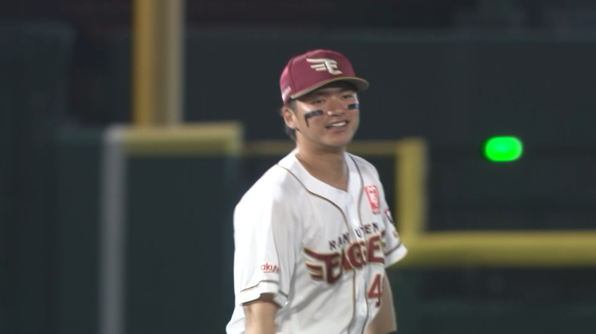 7回表・E平良竜哉 見事な身のこなしの好プレー!!