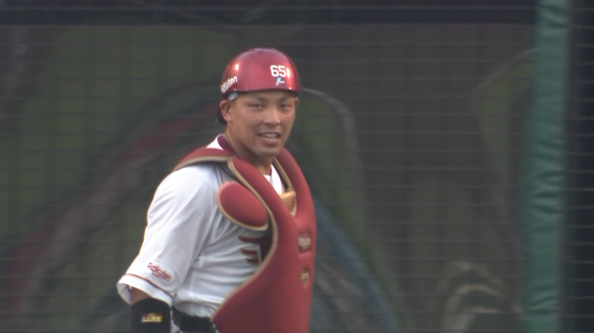 1回表・E堀内謙伍 ドンピシャ送球で盗塁阻止!! 初回を無失点で終える!!