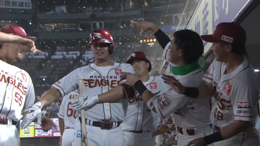 6回裏・E浅村栄斗 初球を捉えた!! 今季第7号となる逆転満塁ホームラン!!