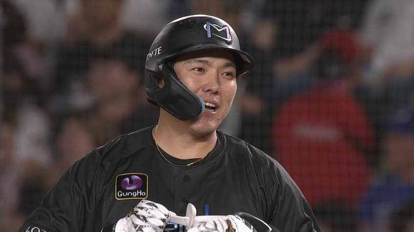 5回裏・M安田尚憲 本日3打点目!! ライトへタイムリーヒットで反撃!!