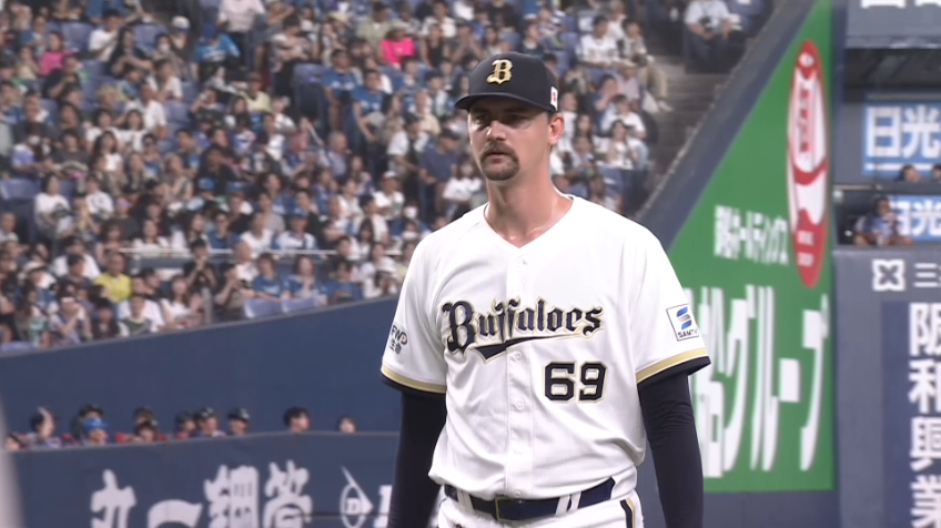 1回表・Bジェリー 3者連続三振の完璧な立ち上がりを見せる!!