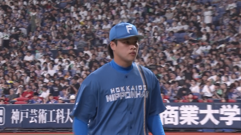 8回裏・F孫易磊 今季初のリリーフ登板で見事3者凡退に抑える!!