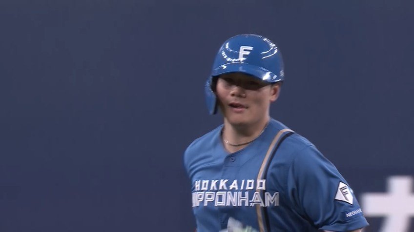 1回表・F清宮幸太郎 ライトスタンドへの第11号2ランホームランで先制!!