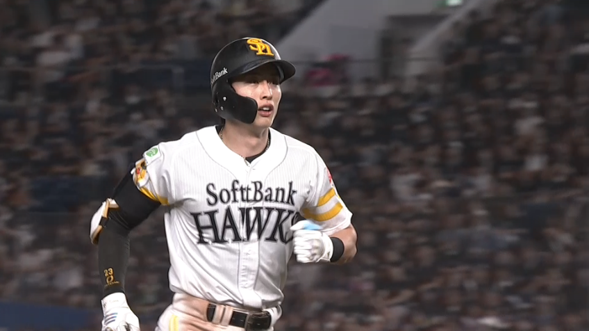 9回表・H周東佑京 犠牲フライで終盤に貴重な勝ち越し点!!