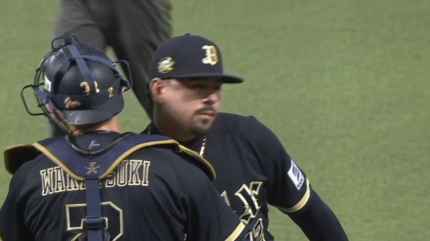 9回裏・Bマチャド 最終回ピンチを招くも三振を奪い、チームは連勝を飾る!!