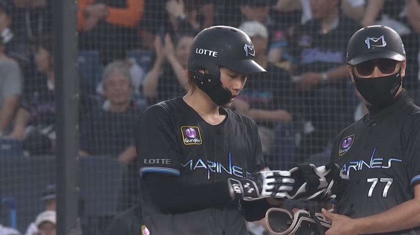 2回裏・M藤原恭大 センターへのヒットで追加点!!