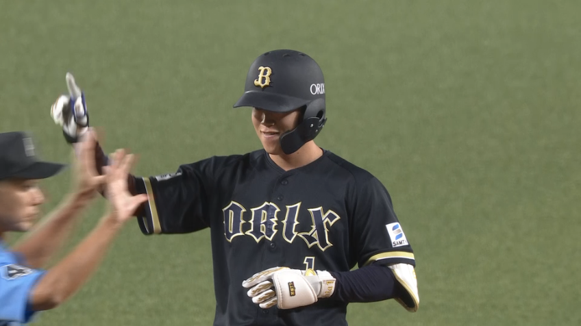 1回表・B太田椋 ライトへのタイムリー2ベースヒットで初回から先制!!