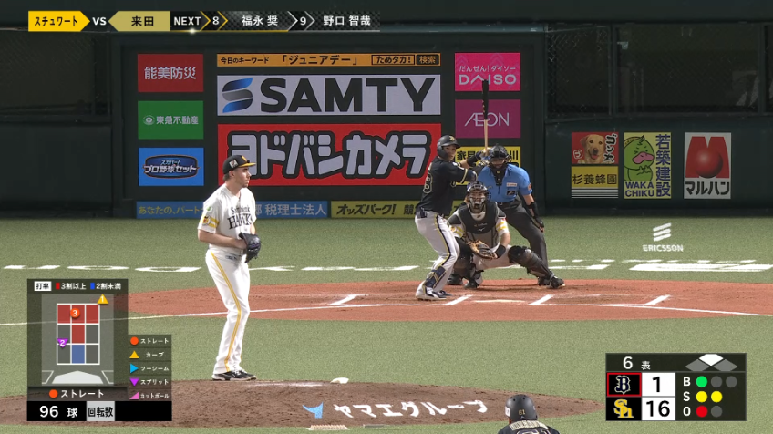 6回表・B来田涼斗 反撃の一打!! ライトへのタイムリーヒットを放つ!!