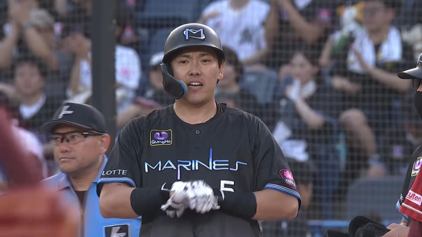 1回裏・M安田尚憲 先制のタイムリーヒット!!