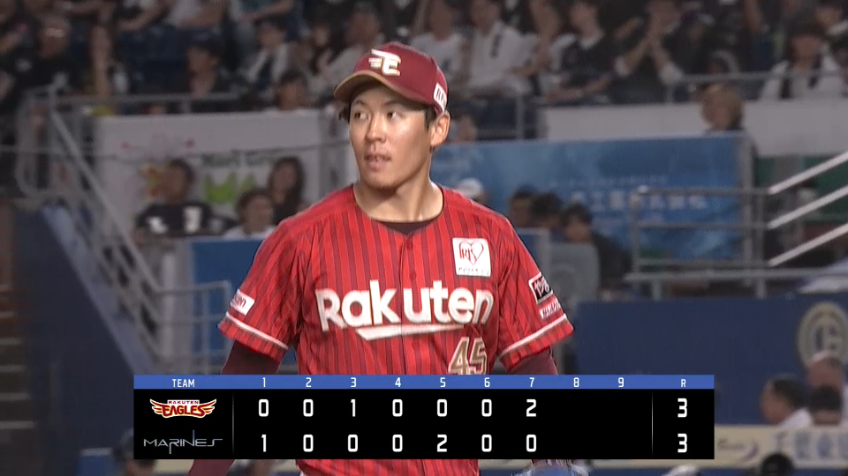 7回裏・E九谷瑠 プロ初勝利を挙げる!!