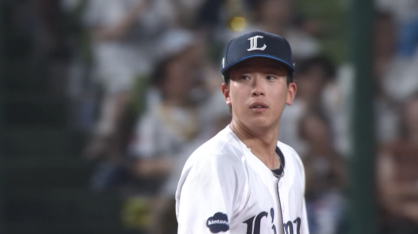 6回表・L滝澤夏央 難しい打球を華麗に捌き正確なスローイングでアウトにする!!