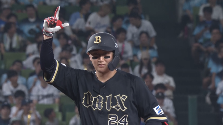 11回表・B紅林弘太郎 貴重な追加点となるエンタイトル2ベース!!