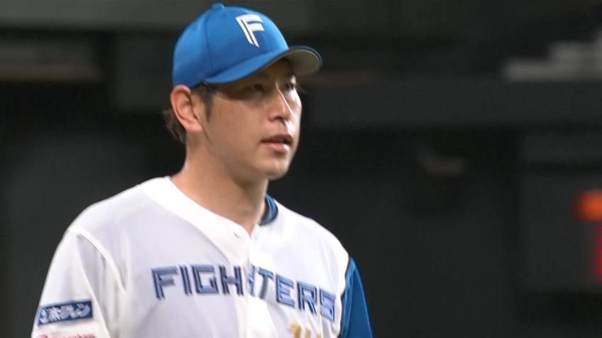 3回表・F加藤貴之 ピンチを招くも三振を奪い無失点に抑える!!