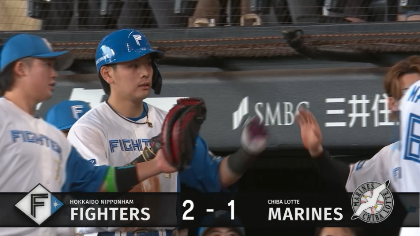 4回裏・F野村佑希 センターへの犠牲フライですぐさま勝ち越し!!