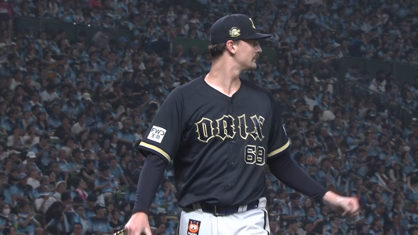 6回裏・Bジェリー 6回無失点のナイスピッチング!!