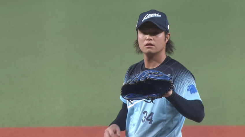 9回表・L甲斐野央 最後は三振で試合を締める!!