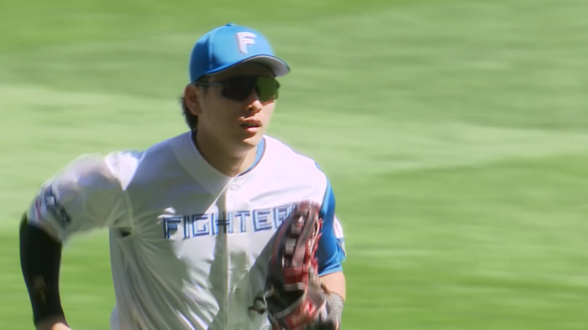 4回表・F野村佑希 レフト前への打球をスライディングキャッチ!!