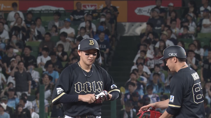 2回表・B紅林弘太郎 レフトへのタイムリー2ベースヒットで先制!!