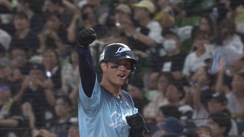 5回裏・L若林楽人 移籍後初ヒットでチャンスメイク!!