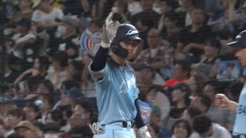 8回裏・L小島大河 ライトへのタイムリーヒットで貴重な追加点!!
