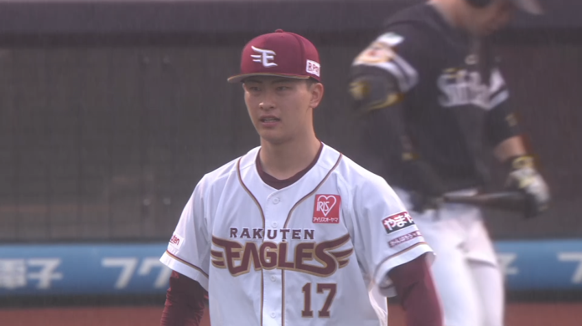 4回表・E古謝樹 5者連続三振でここまで無失点の好投!!