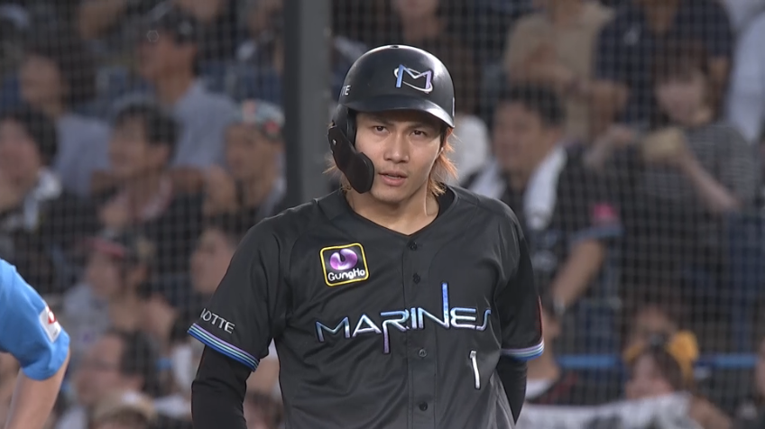 2回裏・M藤原恭大 ライトへの2点タイムリーヒットで同点に追いつく!!