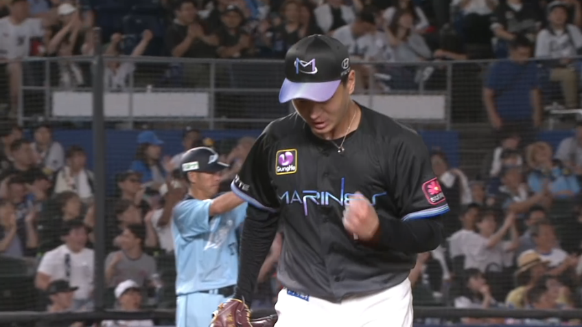 6回表・M毛利海大 6回86球5奪三振無失点の投球を見せ、マウンドを降りる!!