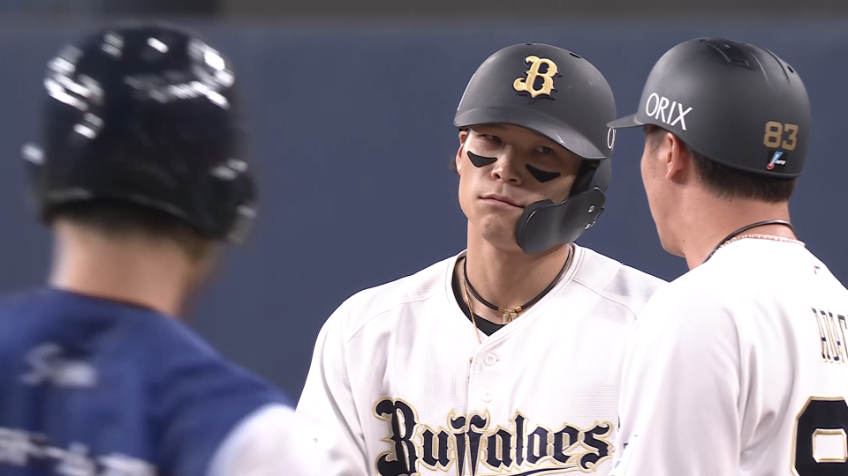 4回裏・B中川圭太 セカンドゴロの間に勝ち越しの1点を追加!!
