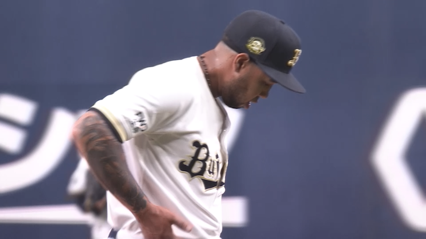 7回表・Bエスピノーザ 7回111球4奪三振1失点の好投で来日初となる二桁勝利の権利を獲得!!
