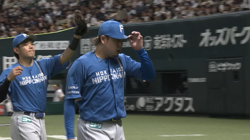 7回裏・F堀瑞輝 ピンチの場面で登板し空振り三振を奪う!!