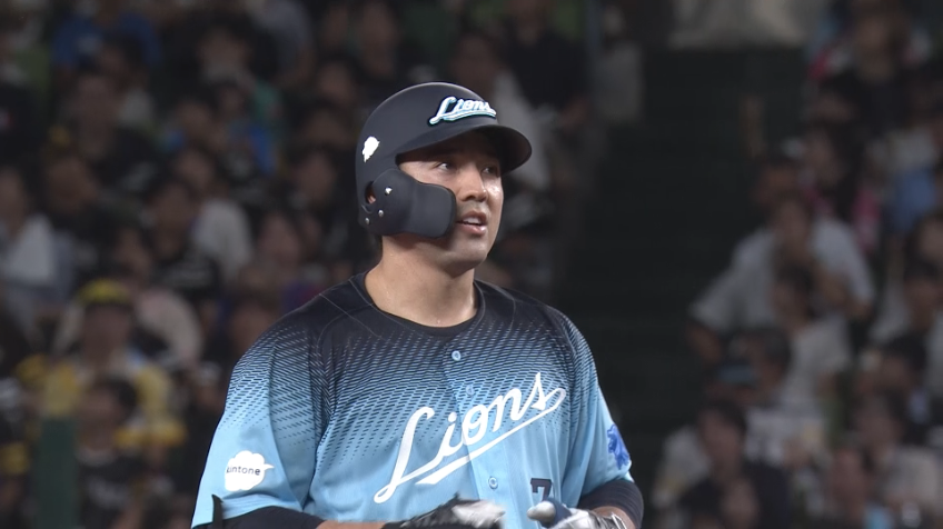 8回裏・L林安可 センターへのタイムリー2ベースヒットを放つ!!