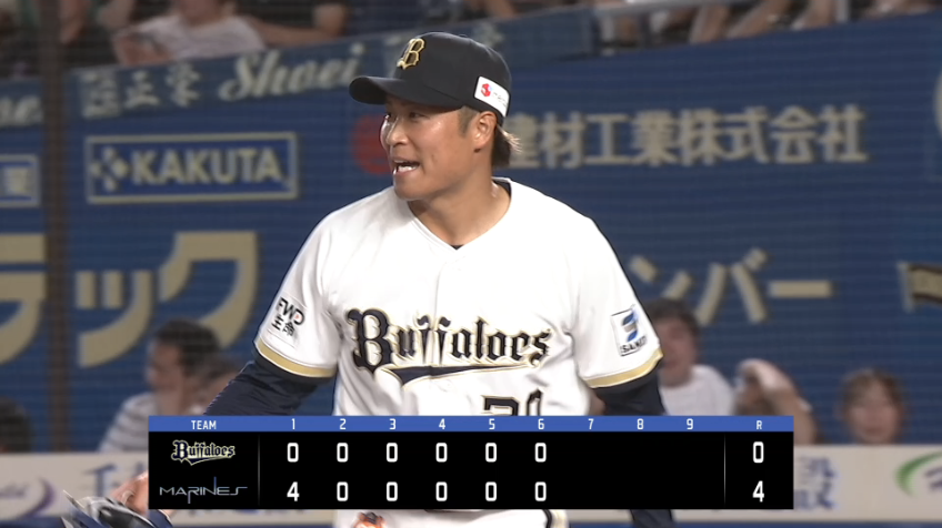 6回裏・B阿部翔太 ピンチを招くもこの回無失点に抑える!!