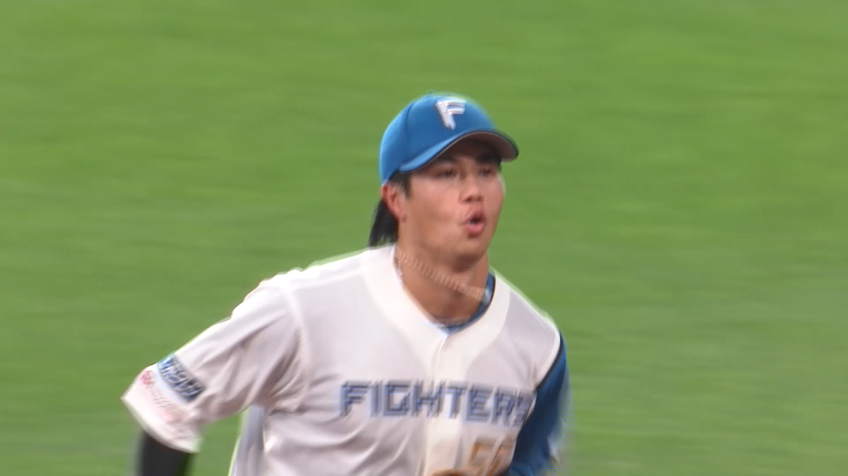 4回表・F細川凌平 打球をノーバウンドでアウトにする好プレー!!
