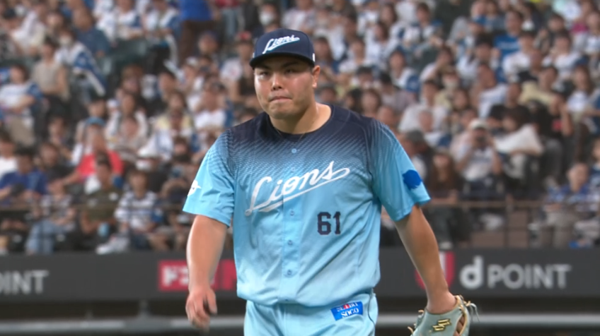 6回裏・L平良海馬 ストレートでバットをへし折りピンチを凌ぐ!!