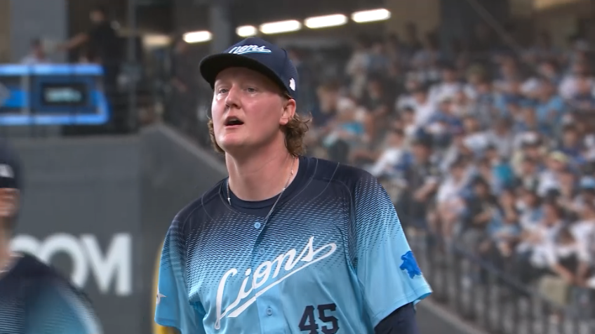 8回裏・Lウィンゲンター NPB新記録となる19試合連続ホールド達成!!