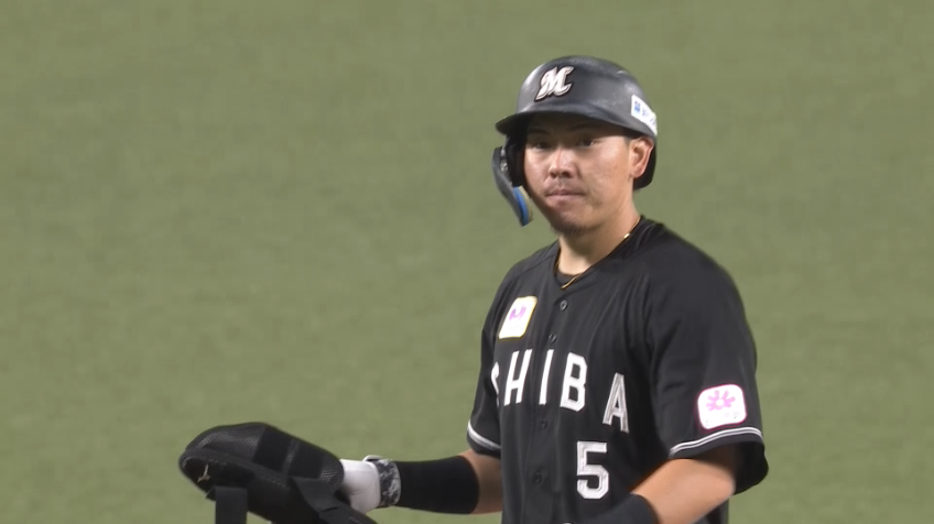 3回表・M安田尚憲 流れ途切れぬ間に逆転のセンター前ヒット!!