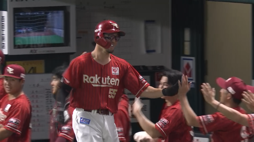 1回表・E YG安田 初回から猛攻!! 3ランホームランを放つ!!