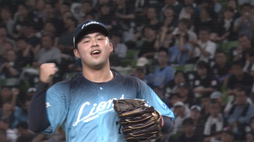 3回表・L豆田泰志 最後はピンチを2者連続三振に抑え、3回無失点!!