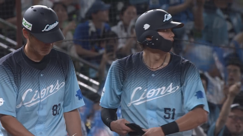 4回裏・L西川愛也 右中間を破るタイムリー3ベースで追加点!!