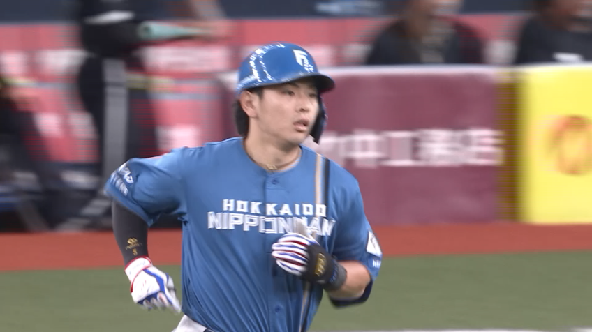 6回表・F野村佑希 レフトスタンドへの第14号ソロホームラン!!