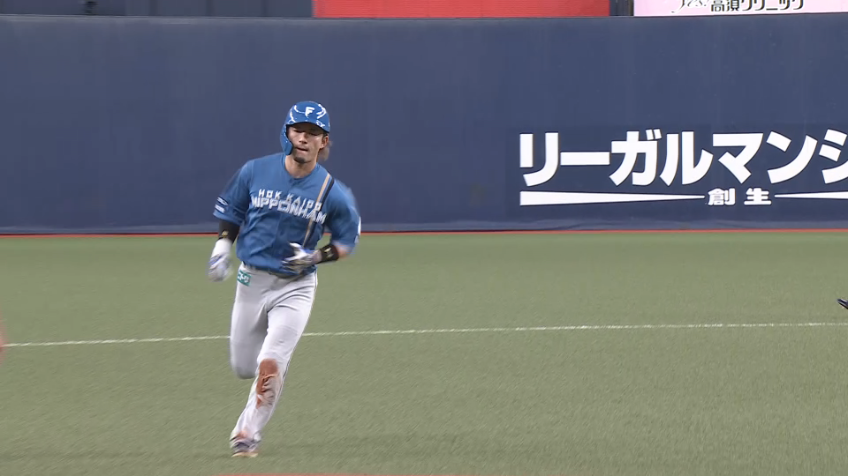 8回表・F水野達稀 自身初の二桁に到達する右中間への3ランHR!!