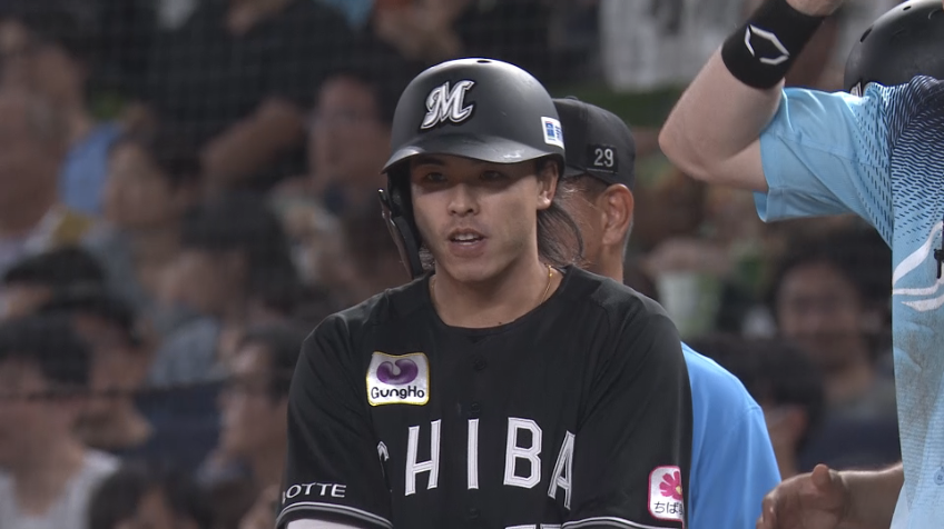 8回表・M小川龍成 センター前へのタイムリーでこの回3点目!!