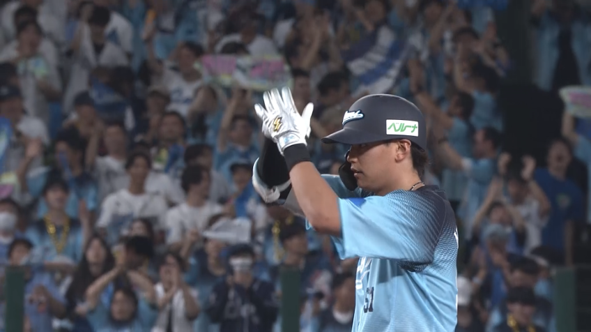 2回裏・L西川愛也 ライト線への2点タイムリー2ベースヒット!!