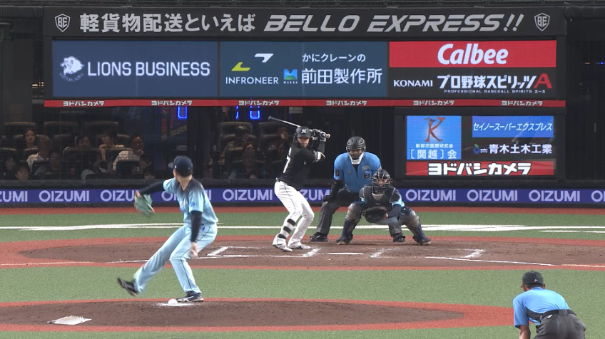 7回表・L武内夏暉 6回2/3 を投げ無失点のナイスピッチング!!