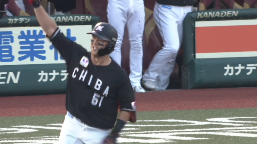 1回表・M山口航輝 バースデーアーチとなる先制2ランHR!!