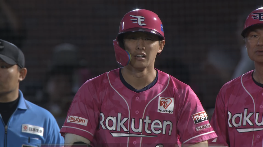 7回裏・E辰己涼介 ライトへのタイムリーで貴重な追加点!!