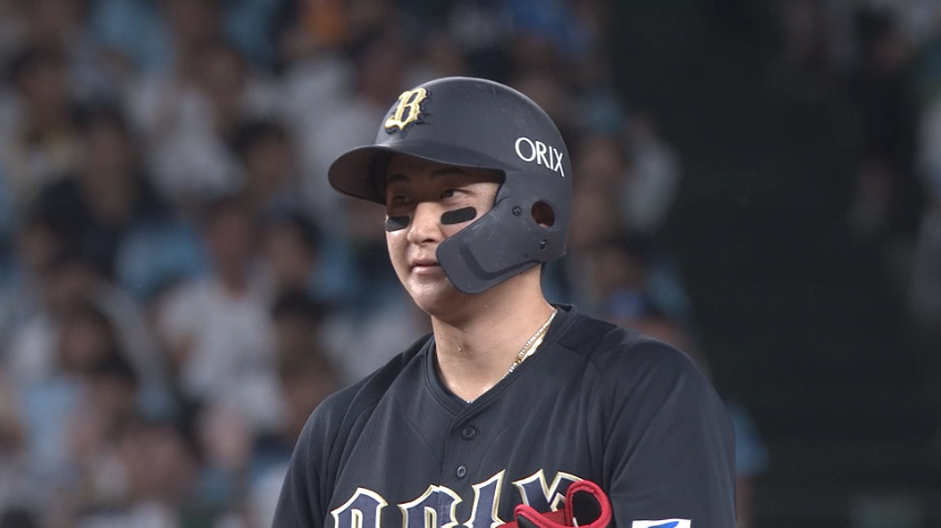 6回表・B紅林弘太郎 三塁線を破る逆転のタイムリー2ベース!!