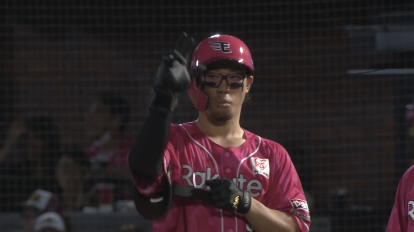 3回裏・E YG安田 満塁のチャンスでセンター前にタイムリーヒット!!
